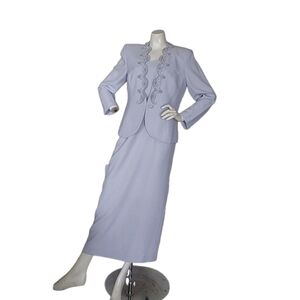 KAREN MILLER NEW YORK LAVENDER FORMAL‎ DRESS SIZE 12P